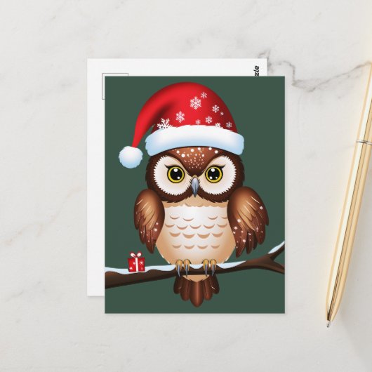 Frohe Weihnachten Postkarte (Vorderseite/Rückseite Beispiel)