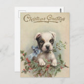 Frohe Weihnachten Postkarte (Vorne/Hinten)