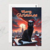 frohe Weihnachten Postkarte (Vorne/Hinten)