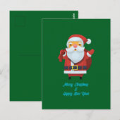 Frohe Weihnachten Postkarte (Vorne/Hinten)