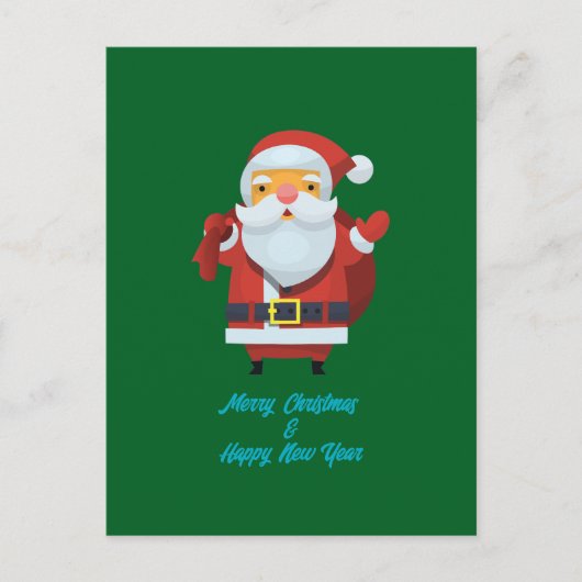 Frohe Weihnachten Postkarte (Vorderseite)