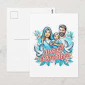 Frohe Weihnachten Postkarte (Vorne/Hinten)
