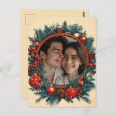 Frohe Weihnachten Postkarte (Vorne/Hinten)