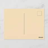 Frohe Weihnachten Postkarte (Rückseite)