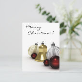 Frohe Weihnachten - Postkarte (Stehend Vorderseite)