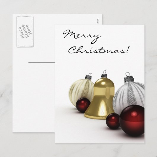 Frohe Weihnachten - Postkarte (Vorne/Hinten)