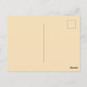 Frohe Weihnachten Postkarte (Rückseite)