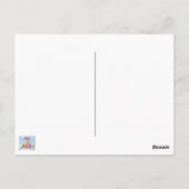 Frohe Weihnachten Postkarte (Rückseite)