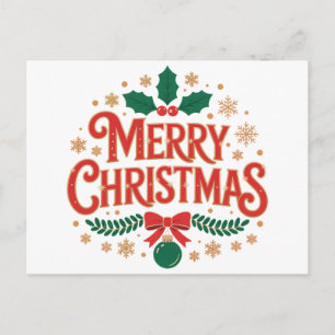 Frohe Weihnachten Postkarte