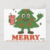 Frohe Weihnachten Postkarte (Rückseite)