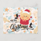 frohe Weihnachten Postkarte (Vorderseite)