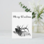 Frohe Weihnachten Postkarte (Stehend Vorderseite)