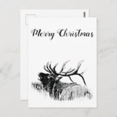 Frohe Weihnachten Postkarte (Vorne/Hinten)