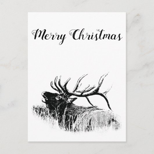 Frohe Weihnachten Postkarte (Vorderseite)