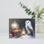 Frohe Weihnachten Postkarte (Stehend Vorderseite)