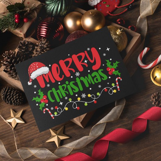 Frohe Weihnachten Postkarte