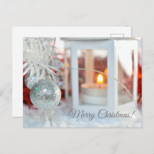 Frohe Weihnachten Postkarte (Vorne/Hinten)