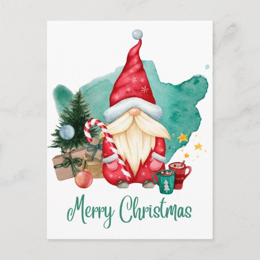 frohe Weihnachten Postkarte (Vorderseite)