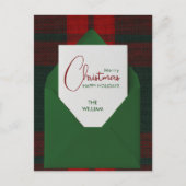 Frohe Weihnachten Postkarte (Vorderseite)