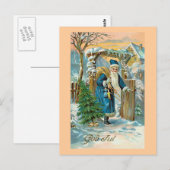 "Frohe Weihnachten" Postkarte (Vorne/Hinten)