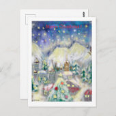 Frohe Weihnachten ! Postkarte (Vorne/Hinten)