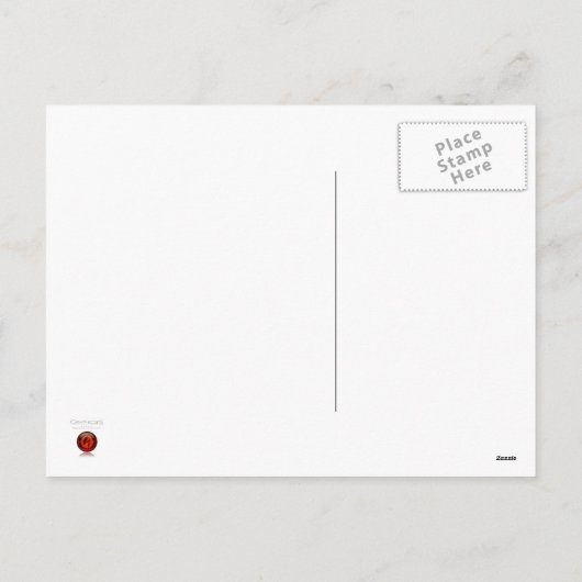 Frohe Weihnachten - Postkarte (Rückseite)