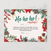 🎄Frohe Weihnachten Postkarte (Rückseite)