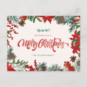 🎄Frohe Weihnachten Postkarte (Vorderseite)