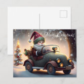 Frohe Weihnachten Postkarte (Vorne/Hinten)