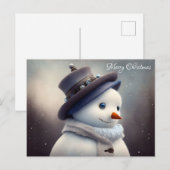 Frohe Weihnachten Postkarte (Vorne/Hinten)