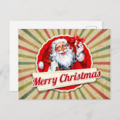 Frohe Weihnachten Postkarte (Vorne/Hinten)