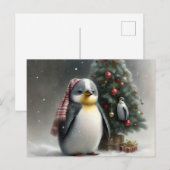 Frohe Weihnachten Postkarte (Vorne/Hinten)