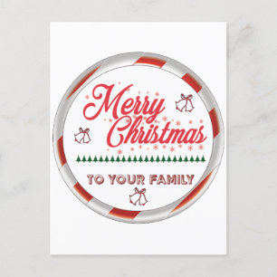 Frohe Weihnachten Postkarte