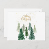 Frohe Weihnachten Postkarte (Vorne/Hinten)