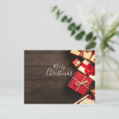 Frohe Weihnachten Postkarten (Stehend Vorderseite)