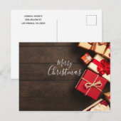 Frohe Weihnachten Postkarten (Vorne/Hinten)