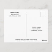 Frohe Weihnachten Postkarten (Rückseite)