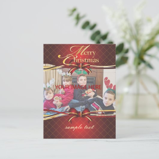 Frohe Weihnachten, Postkarten (Stehend Vorderseite)