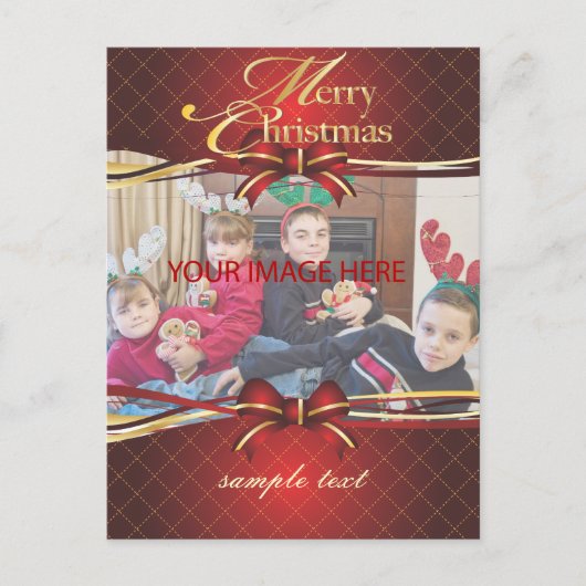 Frohe Weihnachten, Postkarten (Vorderseite)