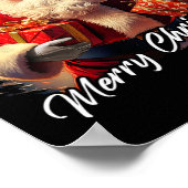 Frohe Weihnachten - Präsident Trump Santa Funny Gr Poster (Ecke)