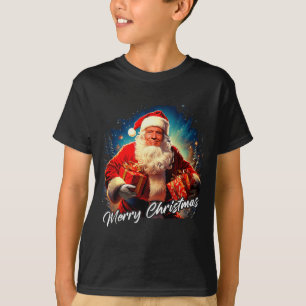 Frohe Weihnachten – Präsident Trump Santa Lustiger T-Shirt