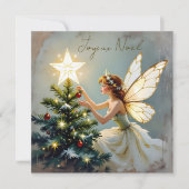 Frohe Weihnachten | Pretty Fairy Personalisiertes  (Vorderseite)