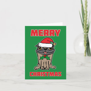 Frohe Weihnachten Pug
