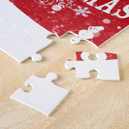 Frohe Weihnachten Puzzle (Seite)