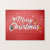 Frohe Weihnachten Puzzle (Horizontal)