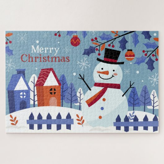 Frohe Weihnachten Puzzle (Horizontal)