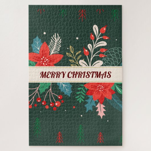 Frohe Weihnachten Puzzle (Vertikal)