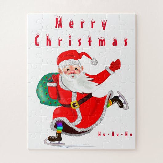 Frohe Weihnachten Puzzle (Vertikal)