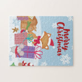 Frohe Weihnachten Puzzle (Horizontal)