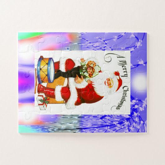 Frohe Weihnachten Puzzle (Horizontal)